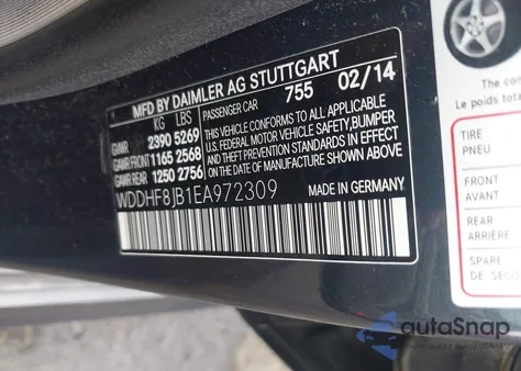 2014 Mercedes-Benz E 350 4Matic z USA, uszkodzony, nr VIN WDDHF8JB1EA972309